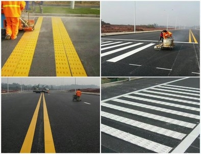 商丘商丘道路划线，热熔标线